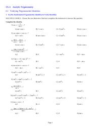 Chapter 6 knowing that the expression is the right side of the formula for
