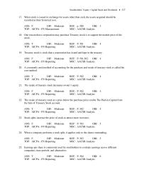 Chapter 11 2 A commonly used method of accounting for the purchase and resale of treasury