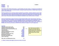Finance Chapter 16 Homework Spears Borrow Each Month Maintain The Target