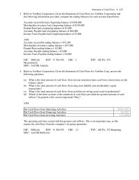 Chapter 13 2 What is the total amount of cash flows from long-term liability and stockholders