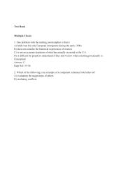 Chapter 3 Which of the following is an example of a competent relational