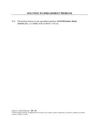 Finance Chapter 20 Homework How Would You Expect The Cost The