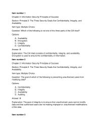 Chapter 1 Knowledge section The Information Security Common Body&nbsp;