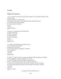 Chapter 9&nbsp;A speaker-responsible language typically conveys&nbsp;