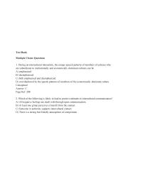 Chapter 12&nbsp;Which of the following is likely to lead to positive