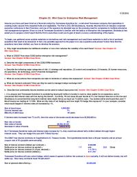 Finance Chapter 23 Homework Tennessee Sunshine Waits And Interest Rates Increase