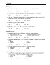 Chapter 4 which of the following task must you complete