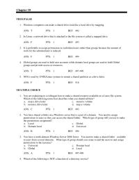 Chapter 10 Which permission to a folder should you give a user