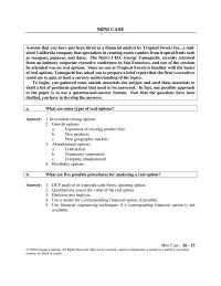 Finance Chapter 26 Homework The Annual Rate Return Is High Return
