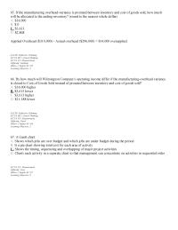 Chapter 3 2 The Manufacturing Overhead variance Prorated Between Inventory