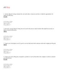 Chapter 5 1 Measuring The Costs Current Process Activities