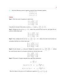 Chapter 4 Homework The Pivot Element Now Use The Second