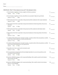 Chapter 3 The business form that is equivalent to the personal cash flow