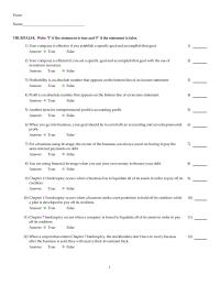 Chapter 5 Your company is effective if you establish a specific