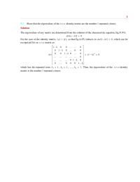 Chapter 5 Homework Show that the eigenvalues of the following matrix