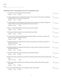 Chapter 6&nbsp; A forecast is an accurate estimate of future demand