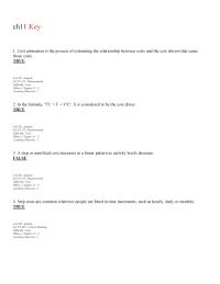 Chapter 11 1 Disadvantage The High low Method Cost Analysis