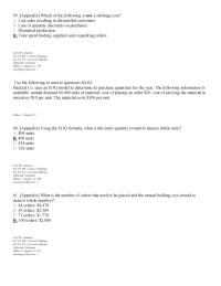 Chapter 15 2 Appendix Which The Following Not Shortage
