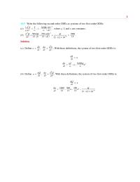 Chapter 10 Homework The Program Should Also Plot The Exact