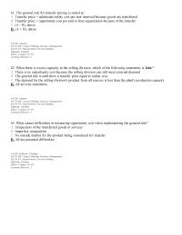 Chapter 19 2 The General Rule For Transfer Pricing