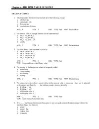 Chapter 6 Finding the discounted current value of $1,000 to be received