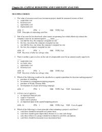 Chapter 10 There is neither a gain or a loss on the sale of a depreciable