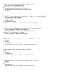 Chapter 3 2 Cost volume profit Graph The Breakeven Point Where