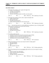 Chapter 16 The Cost Funds Invested Inventories Measured