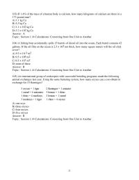 Chapter 1 2 how many kilograms of calcium are there in a 173-pound man