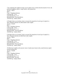 Chapter 9 3 In computing the weighted average cost of capital