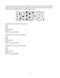 Chapter 14 3 The following pictures represent solutions of three salts&nbsp;