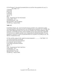 Chapter 11 2 The cash flow pattern for the capital investment proposal