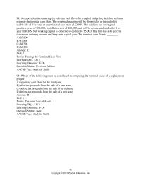 Chapter 11 3 A corporation is evaluating the relevant cash flows for a capital&nbsp;