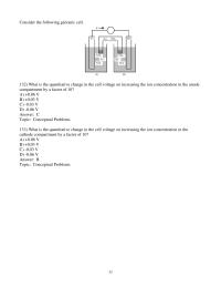 Chapter 17 3 What is the quantitative change in the cell voltage on&nbsp;