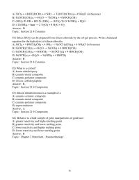 Chapter 21 2 Which of these elements is likely to be found in nature as