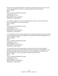 Chapter 14 6 The yields on negotiable certificates of deposit are typically