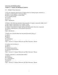 Chapter 23 1 Which one of the structures below is different from the other three