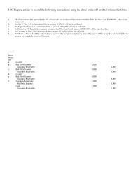 Chapter 8 3 Prepare Entries Record The Following Transactions