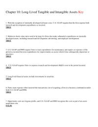 Chapter 10 1 Firms With Tangible Long term Assets And