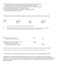 Chapter 14 2 Consolidated Financial Statements Are Typically Prepared