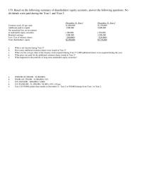 Chapter 15 3 Prepare Journal Entries For The Following