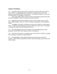 Civil Engineering Chapter 18 Homework Solutions 181 Geographic Features The Earth