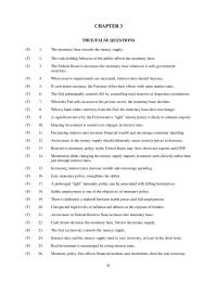 Chapter 3 Monetary Policy Probably Affects All The Following
