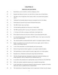 Chapter 15 The Most Significant Cause Bank Failure Today