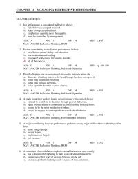 Chapter 16 A consultant observed that an explosive sexual harassment