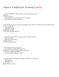 Chapter 4 under accrual-basis accounting, revenue is recognized