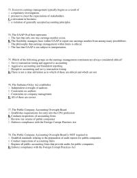 Chapter 5 The GAAP Oval Best Represents The