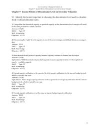 Chapter 9 Master budget Capacity Utilization Best For Evaluating Performance