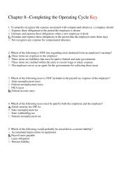 Chapter 8 Properly Recognize The Expense Associated With Compensated