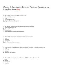 Chapter 9 Which The Following Not Current Asset Marketable